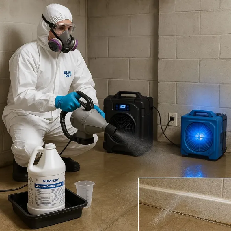 Sanitization and Odor Removal process in Country Walk, FL