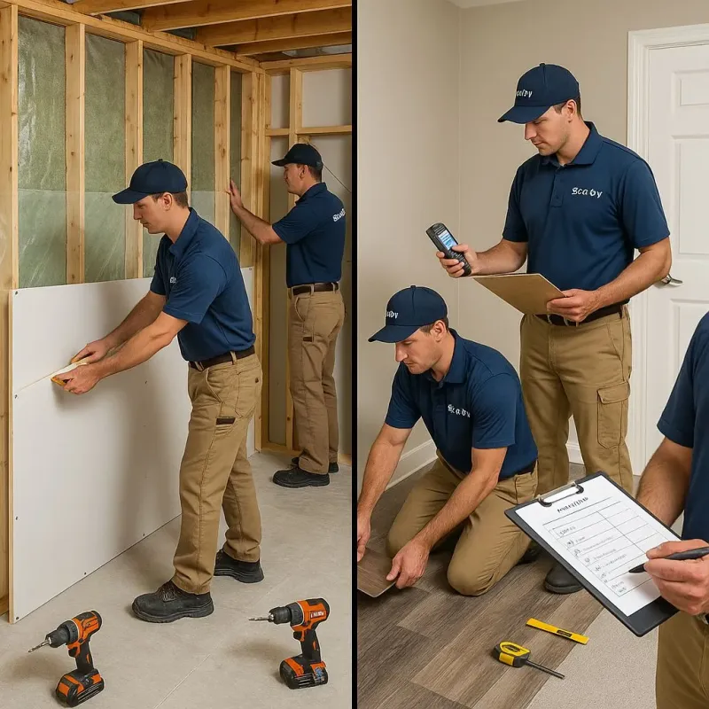 Repairs and Reconstruction process in Country Walk, FL